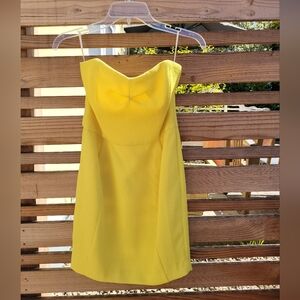 Rachel Rachel Roy Strapless Yellow Dress - Size 2